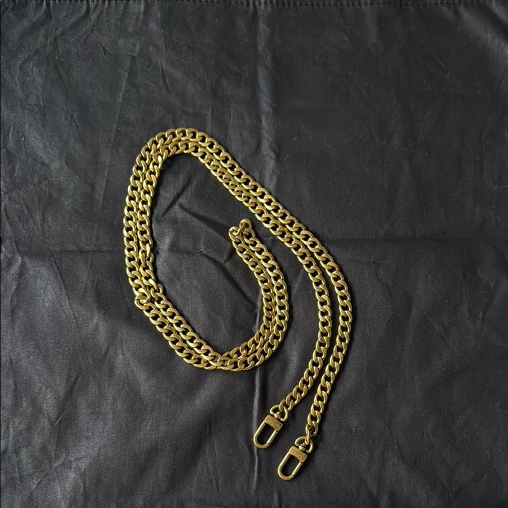 Gold Brass Chain Strap